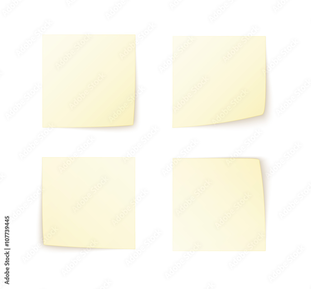 set of sticky papers set of sticky papers