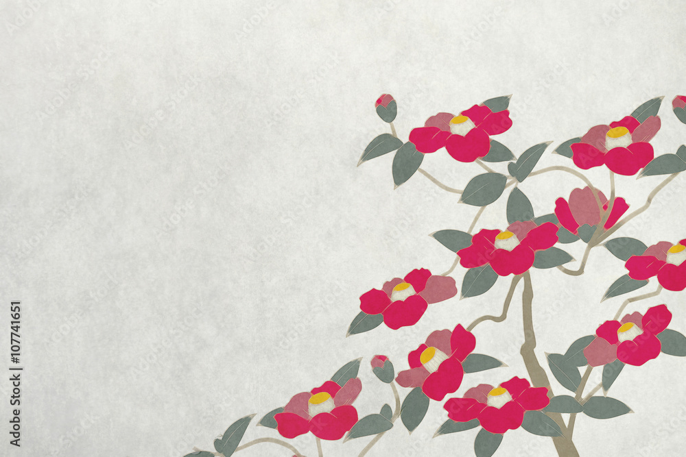 和風背景素材 椿 Stock イラスト Adobe Stock 和風背景素材 椿 Stock イラスト Adobe Stock