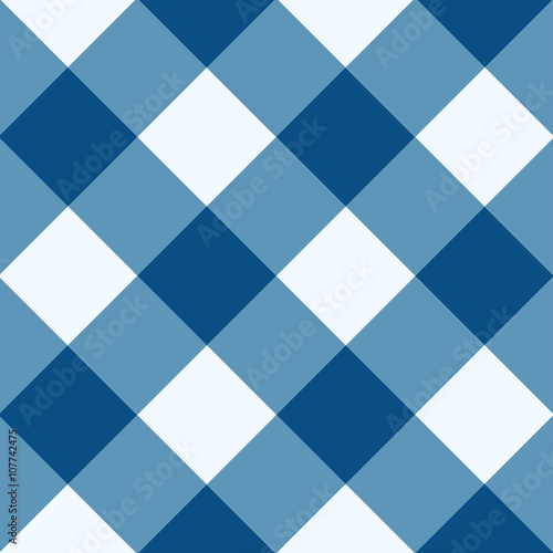 Snorkel Blue White Diamond Chessboard Background Vector Illustration