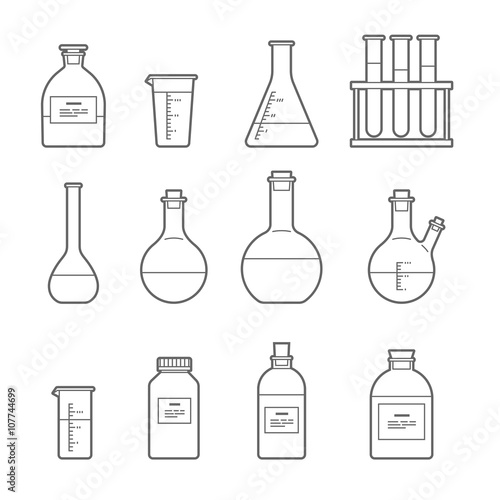 chemical glassware icon