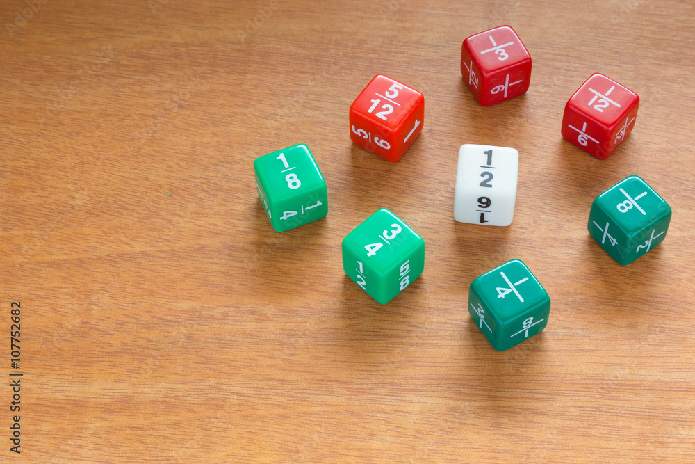 Multiple fraction dices Multiple fraction dices
