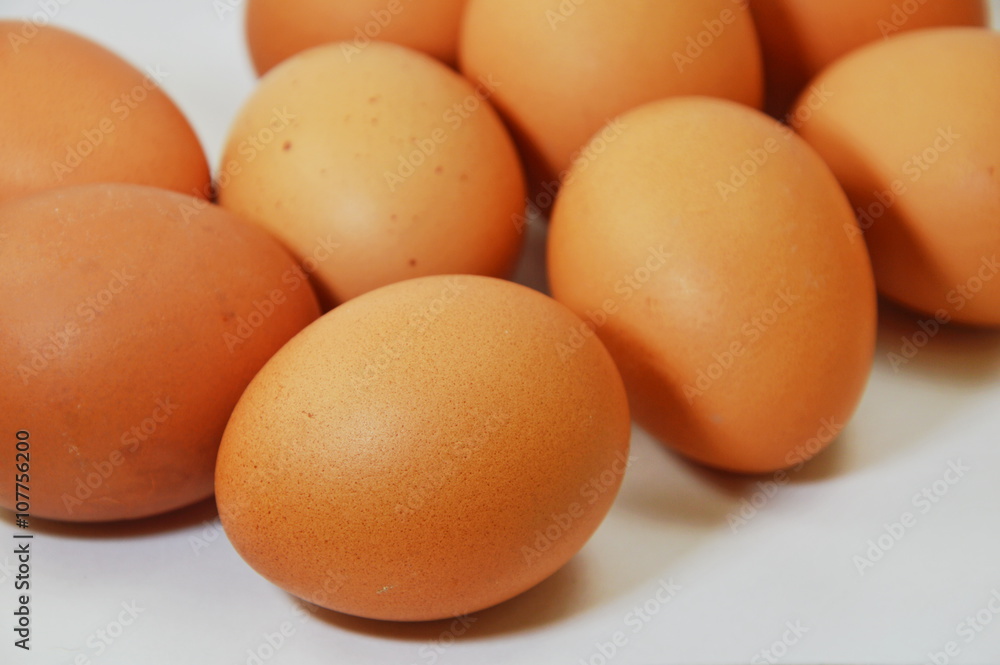boiled egg on white background boiled egg on white background