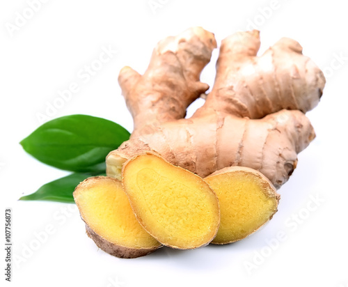 Ginger root in isolated