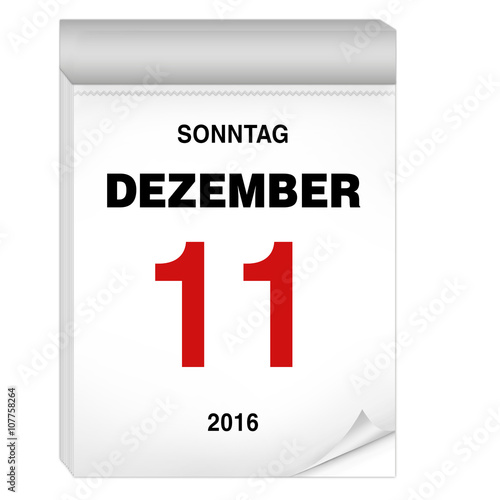 11 Dezember Kalender