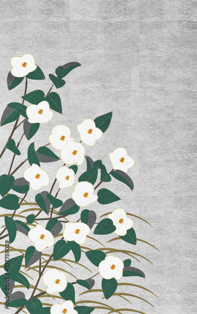 和風背景素材 椿 Stock イラスト Adobe Stock 和風背景素材 椿 Stock イラスト Adobe Stock