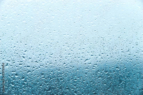 Glass with drops background