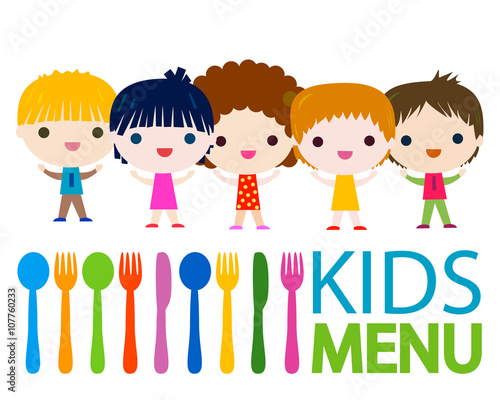 menu kids background