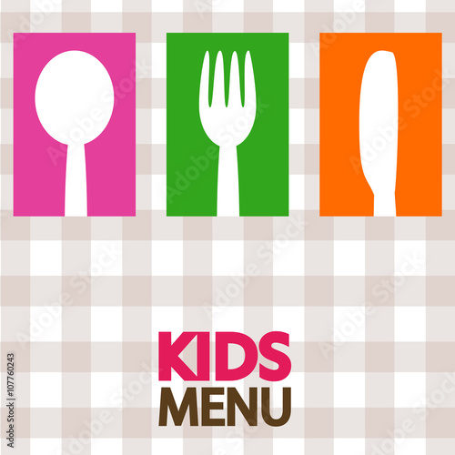 kids menu background