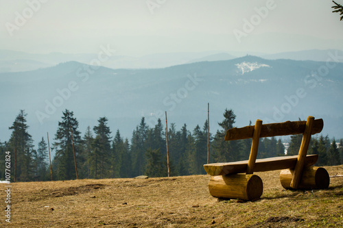 Fototapeta Naklejka Na Ścianę i Meble -  Beautiful Beskidy landscape - Rysianka mountain