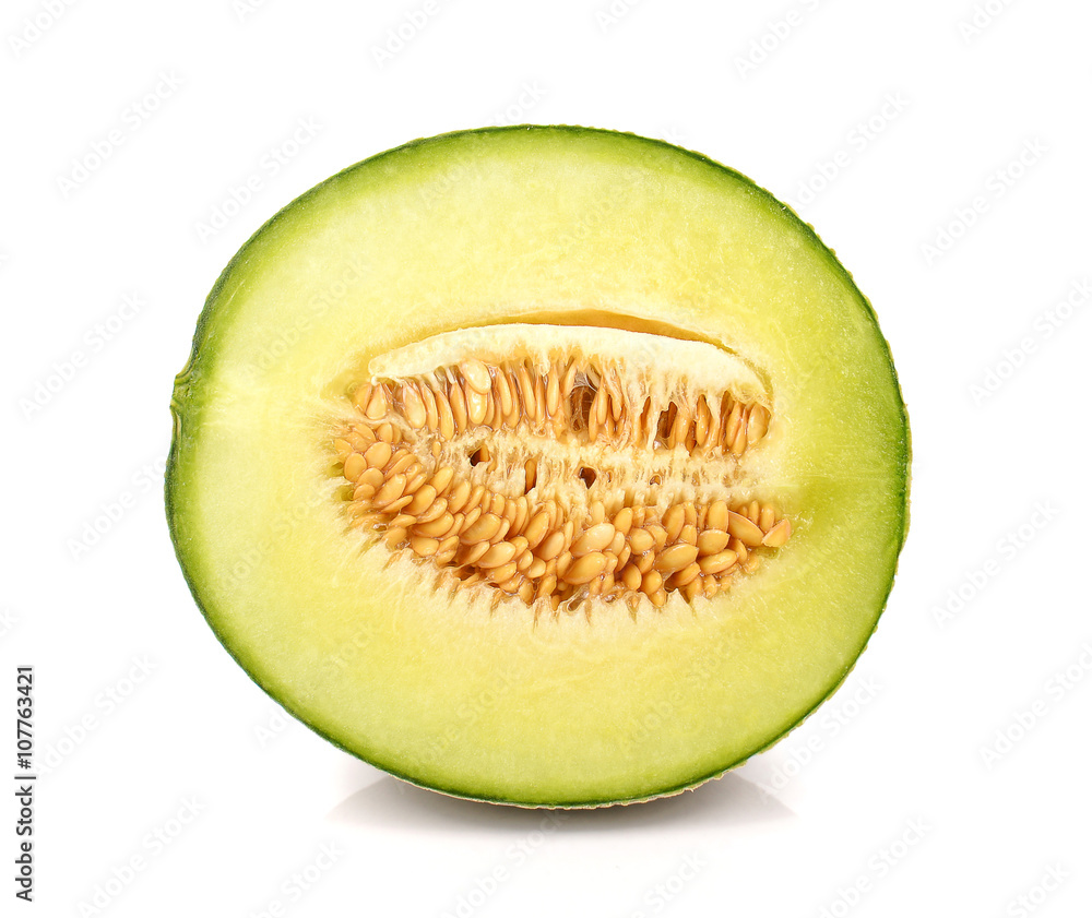 Melon , Melon cut piece on white background. Melon , Melon cut piece on white background.
