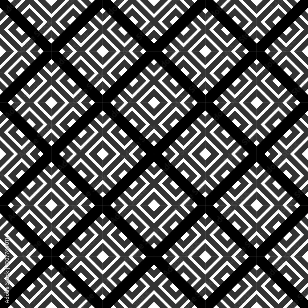 An elegant black and white, vector pattern An elegant black and white, vector pattern