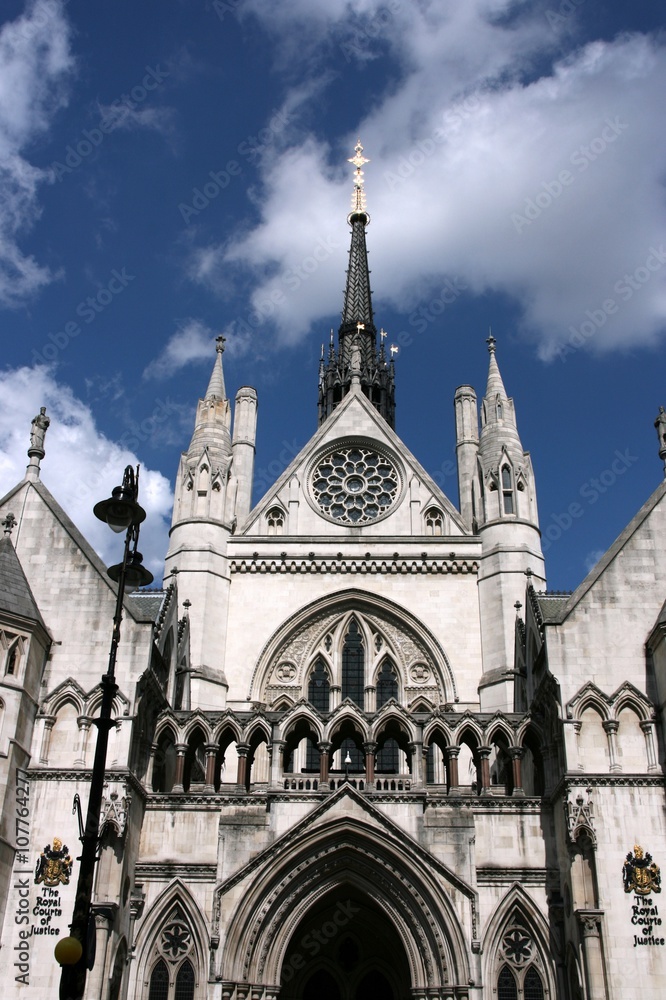 London courthouse - Royal Courts of Justice London courthouse - Royal Courts of Justice