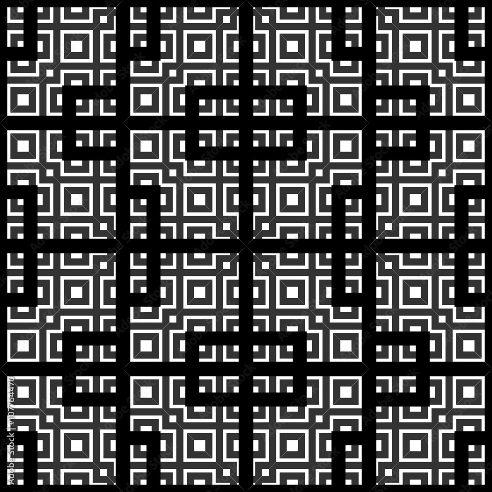 An elegant black and white, vector pattern An elegant black and white, vector pattern