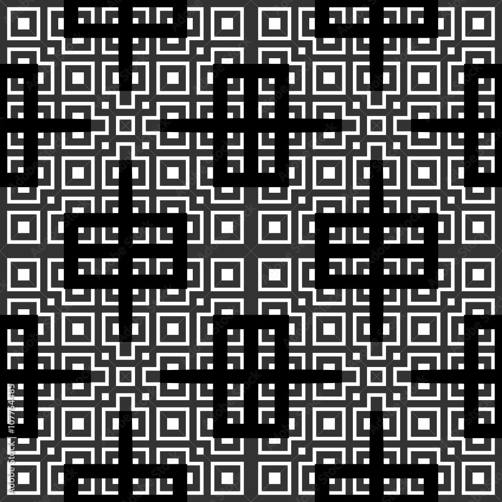 An elegant black and white, vector pattern An elegant black and white, vector pattern