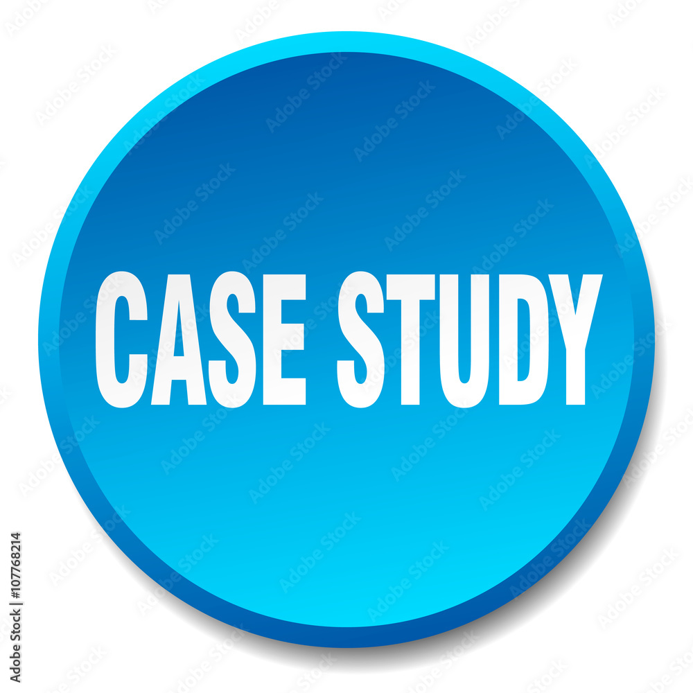case study blue round flat isolated push button case study blue round flat isolated push button