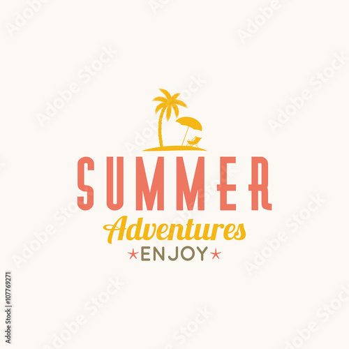 Summer Vacation label
