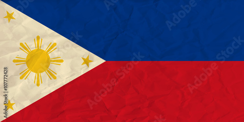 Philippines  paper flag
