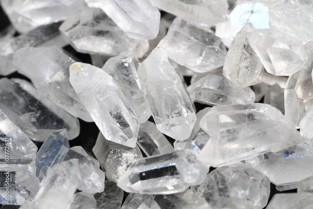 white rock-crystal background Stock Photo | Adobe Stock