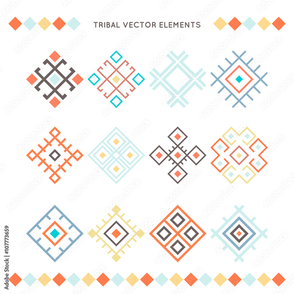 Vector tribal collection
