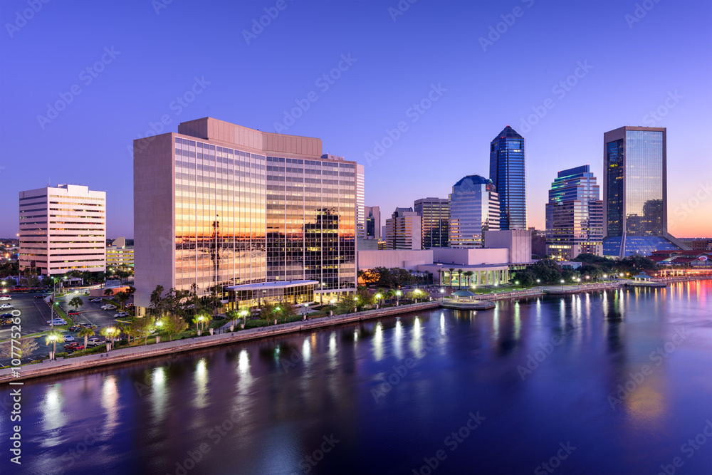 Obraz premium Jacksonville Florida Skyline