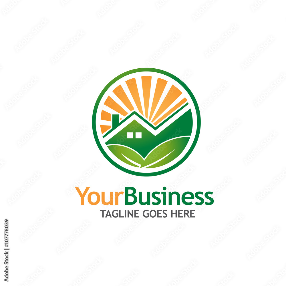 green house building logo. Ecology Nature logo. green house building logo. Ecology Nature logo.
