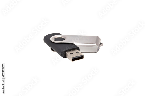 USB flash drive isolated on white