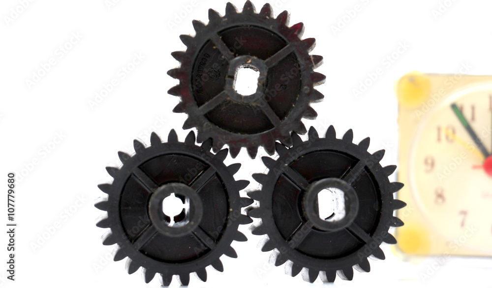 black old plastic dirty cogwheel black old plastic dirty cogwheel
