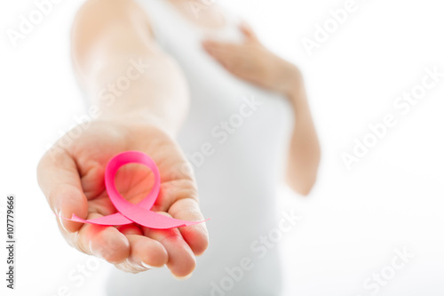 Pink Breast cancer awareness ribbon