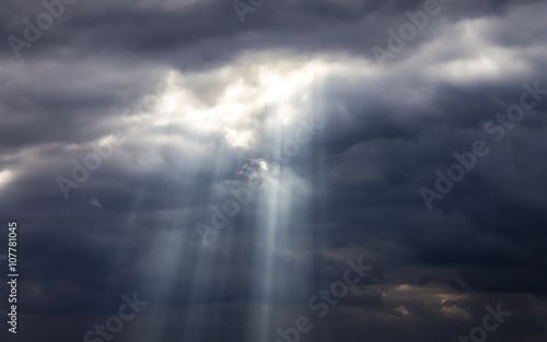 Dark gloomy stormy sky and clouds. Background, wallpaper, nature