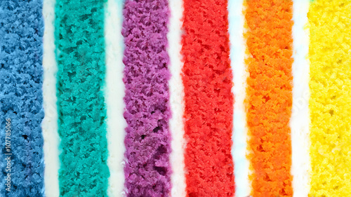 Background of multicolor  cake