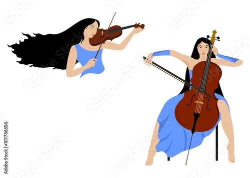Girl and music
