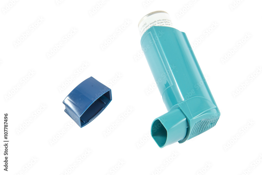 Asthma Inhaler Isolated on white background Asthma Inhaler Isolated on white background