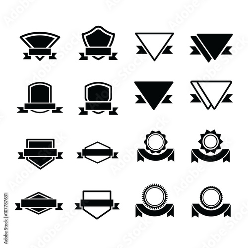 Design Label vector 16 item