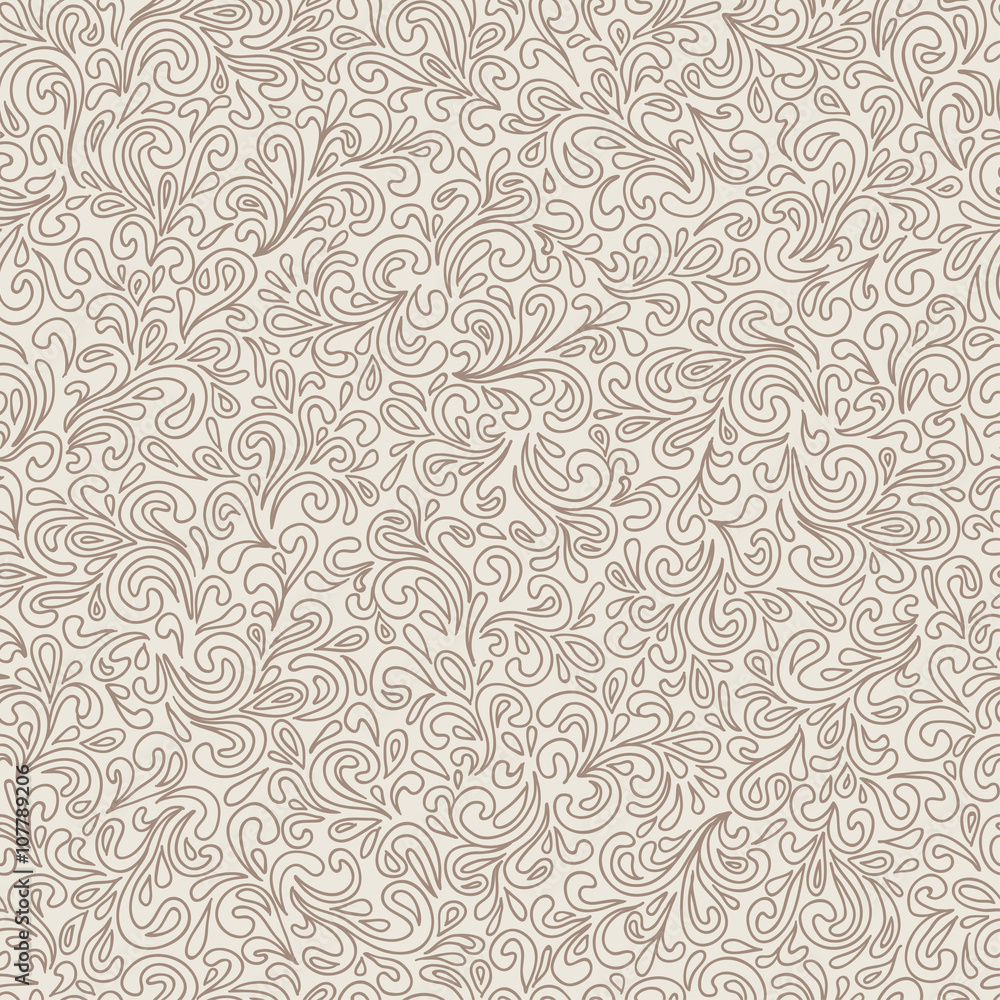 Wavy doodle seamless pattern Wavy doodle seamless pattern