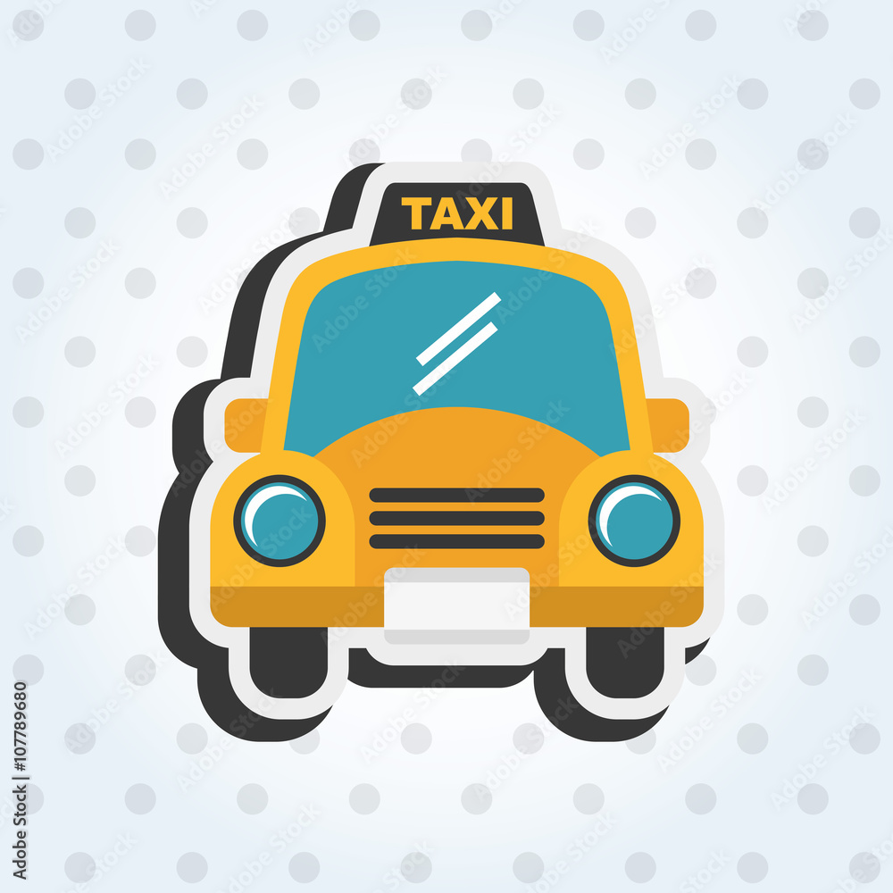 Obraz premium taxi service design 