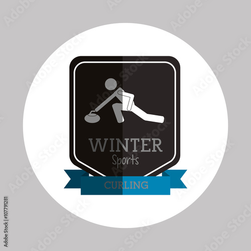 hockey sport design, vector illustration