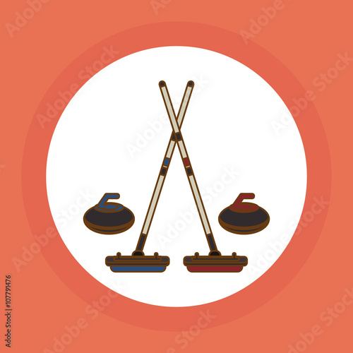 hockey sport design, vector illustration