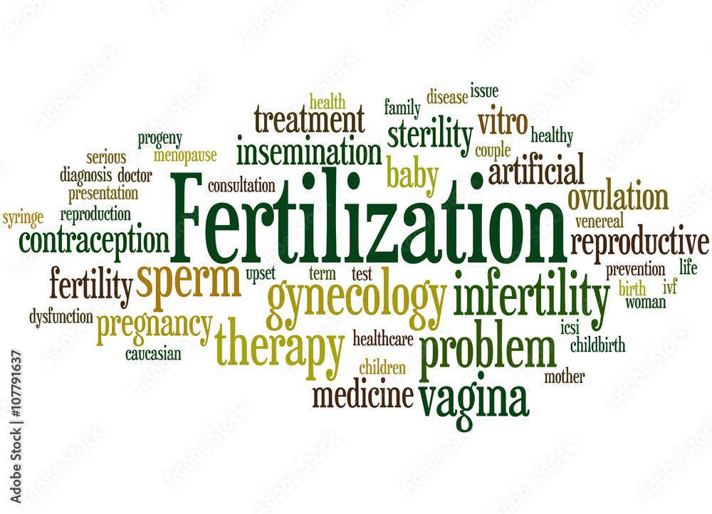 Fertilization, word cloud concept 3 Fertilization, word cloud concept 3
