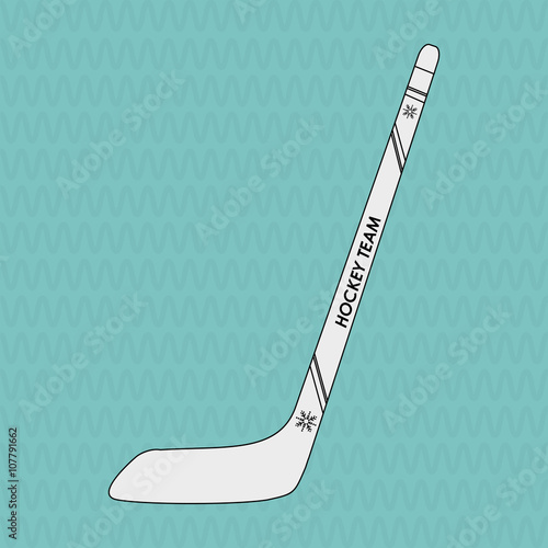 hockey sport design, vector illustration