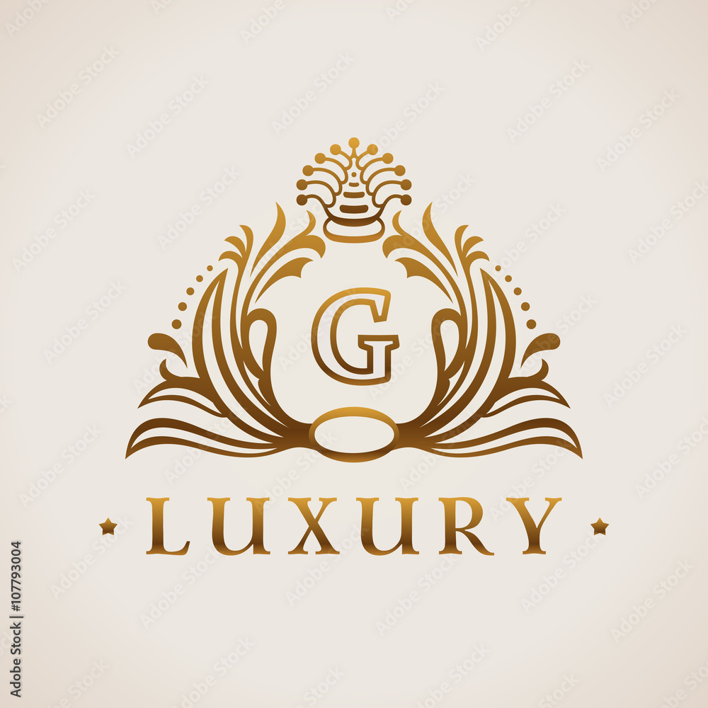 Calligraphic flourishes Luxury Logo template elegant ornament Calligraphic flourishes Luxury Logo template elegant ornament