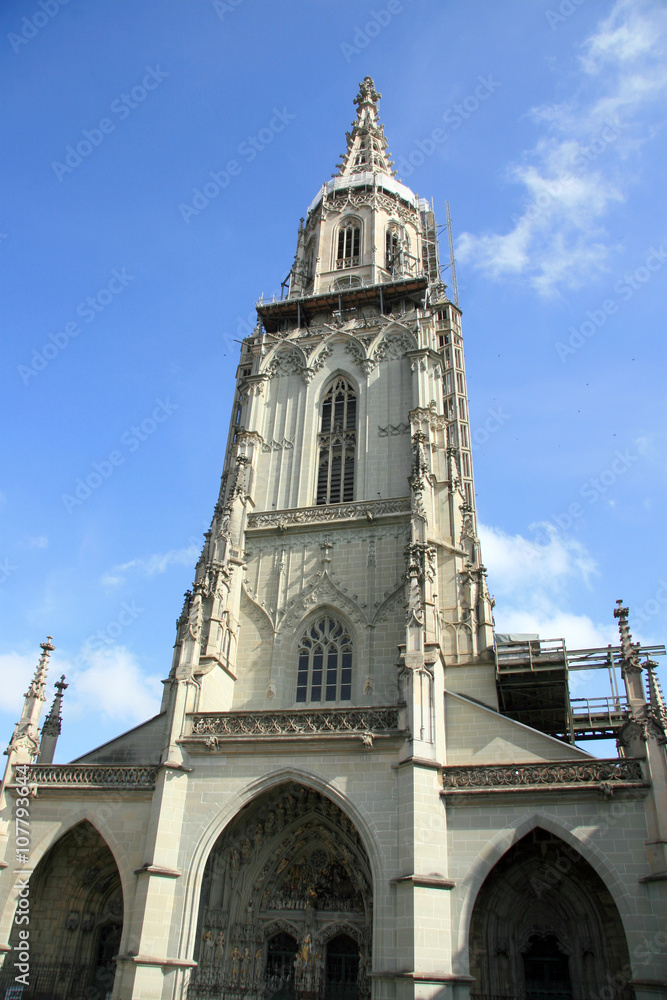 Late Gothic church / Cathedral of Saint Vincent in Bern