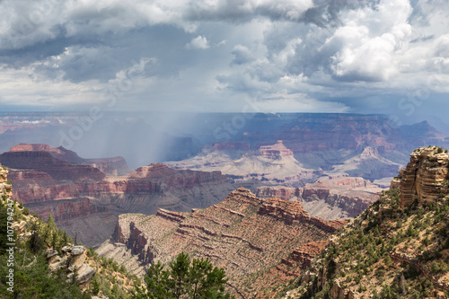 Grand Canyon National Park during a summer rainy day, Arizona, USA