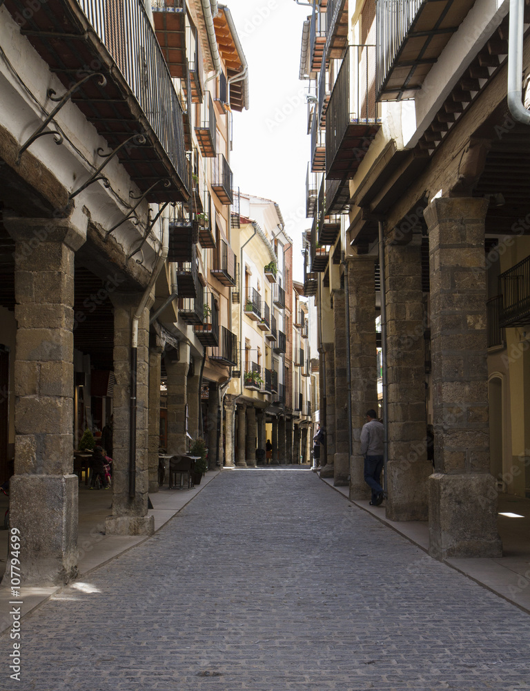 Obraz premium Deptak w Morella