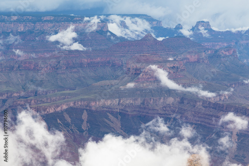 Grand Canyon National Park during a summer rainy day, Arizona, USA