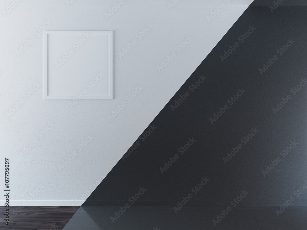 Fototapeta premium visualization of the interior. 3D Rendering