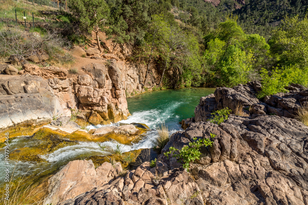 Fossil springs creek in Arizona Fossil springs creek in Arizona