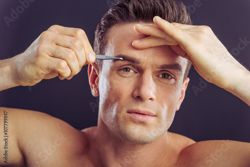 Obraz na plátně Handsome young man