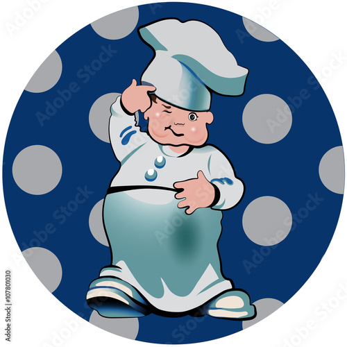 Little Cook Thinking / Cookery is skill that demands thinking, planing and imagination. Our little cook now thinking.