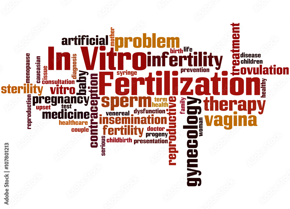In Vitro Fertilisation, word cloud concept 9 In Vitro Fertilisation, word cloud concept 9