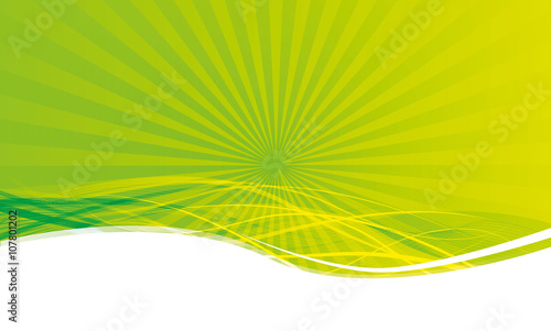 Fondo verde abstracto
